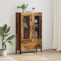 Hoge Kast 70X31X115 Cm Bewerkt Hout