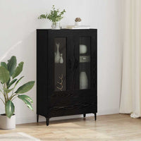 Hoge Kast 70X31X115 Cm Bewerkt Hout