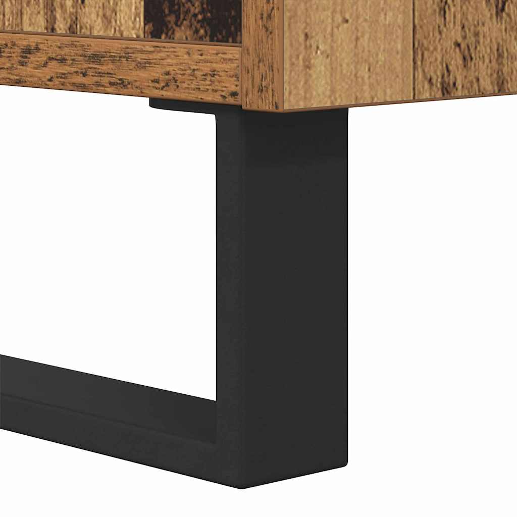 Salontafel 80 X 80 X 36,5 Cm Bewerkt Hout