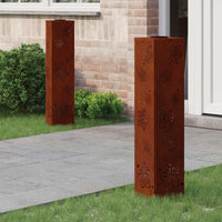 Solar Led Pad Licht 2 Pcs Roestig