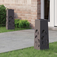 Solar Led Pad Licht 2 Pcs Roestig