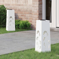 Solar Led Pad Licht 2 Pcs Roestig