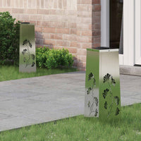 Solar Led Pad Licht 2 Pcs Roestig