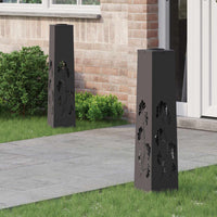 Solar Led Pad Licht 2 Pcs Roestig