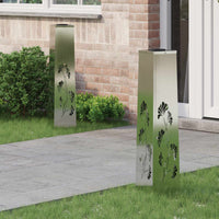 Solar Led Pad Licht 2 Pcs Roestig