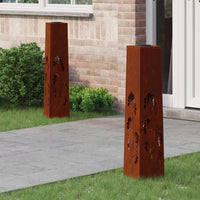 Solar Led Pad Licht 2 Pcs Roestig