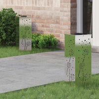Solar Led Pad Licht 2 Pcs Roestig