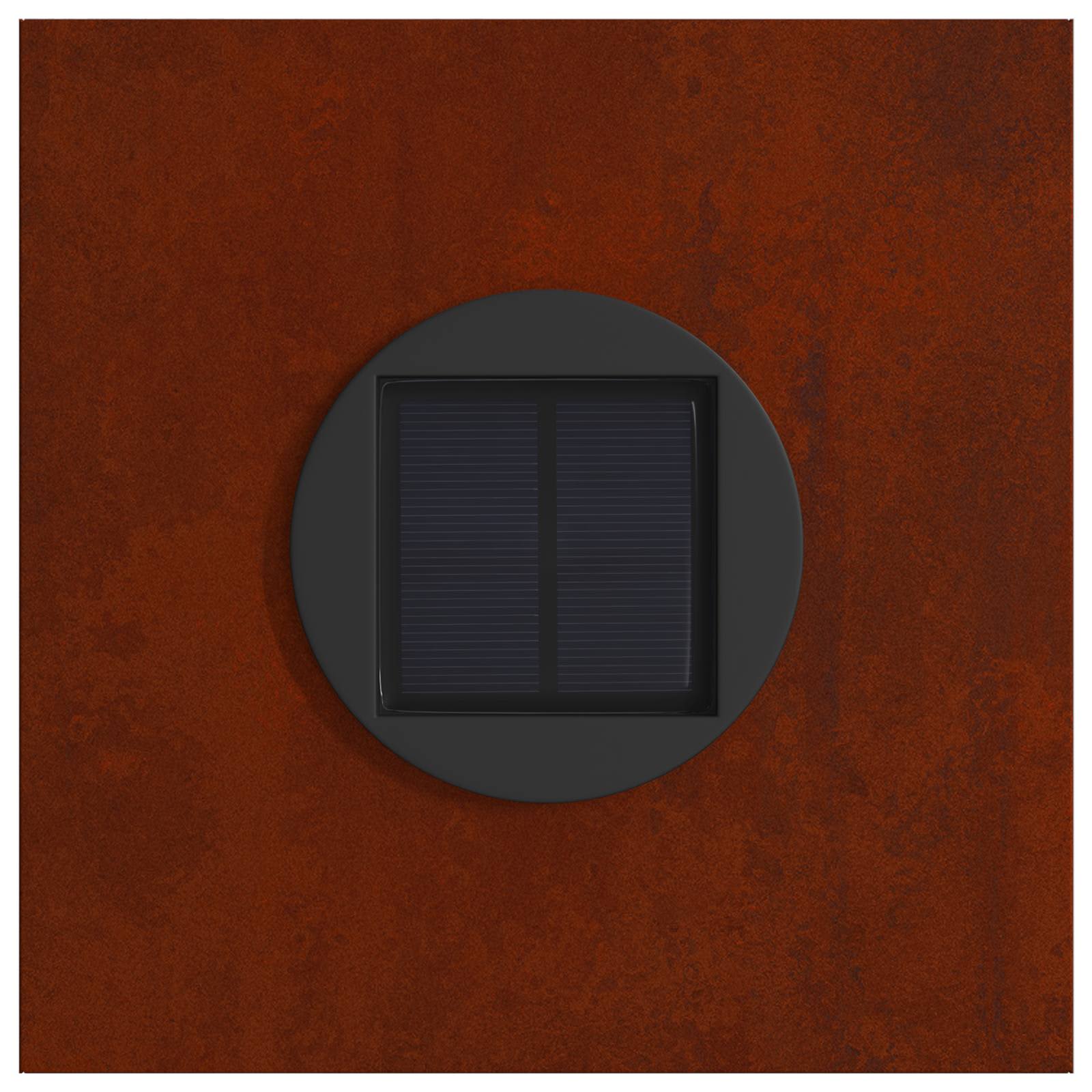 Solar Led Pad Licht 2 Pcs Roestig