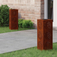 Solar Led Pad Licht 2 Pcs Roestig