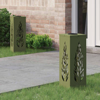 Solar Led Pad Licht 2 Pcs Roestig