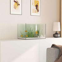 Aquarium Met Opslag Doorzichtig Glas