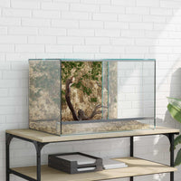 Terrarium Met Opslag Doorzichtig Glas