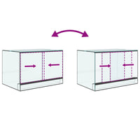 Terrarium Met Opslag Doorzichtig Glas