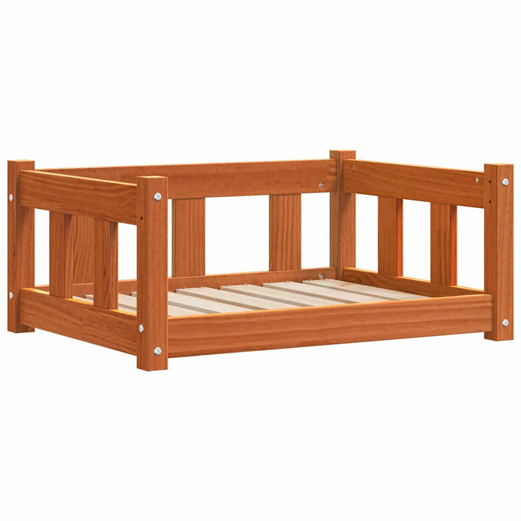 Hondenbed 65,5 X 50 X 28 Cm Massief Grenenhout
