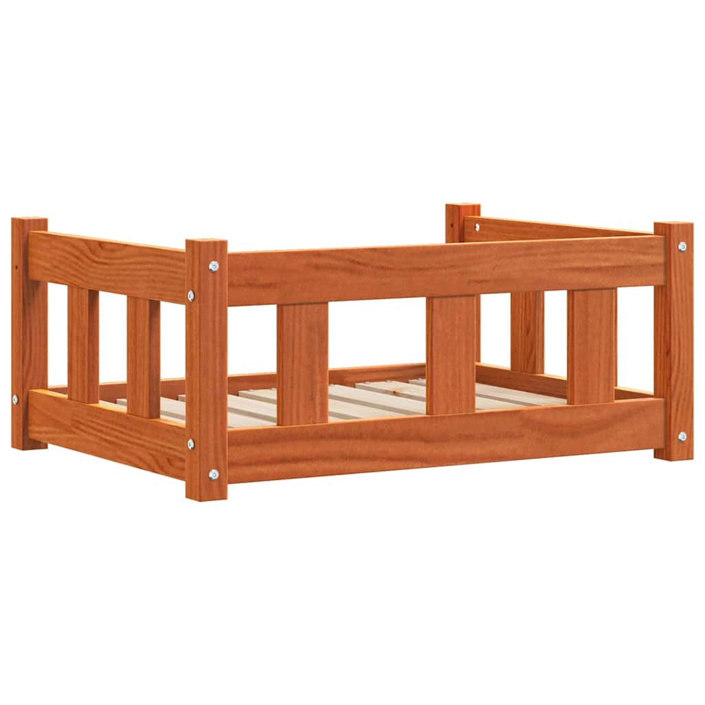 Hondenbed 65,5 X 50 X 28 Cm Massief Grenenhout