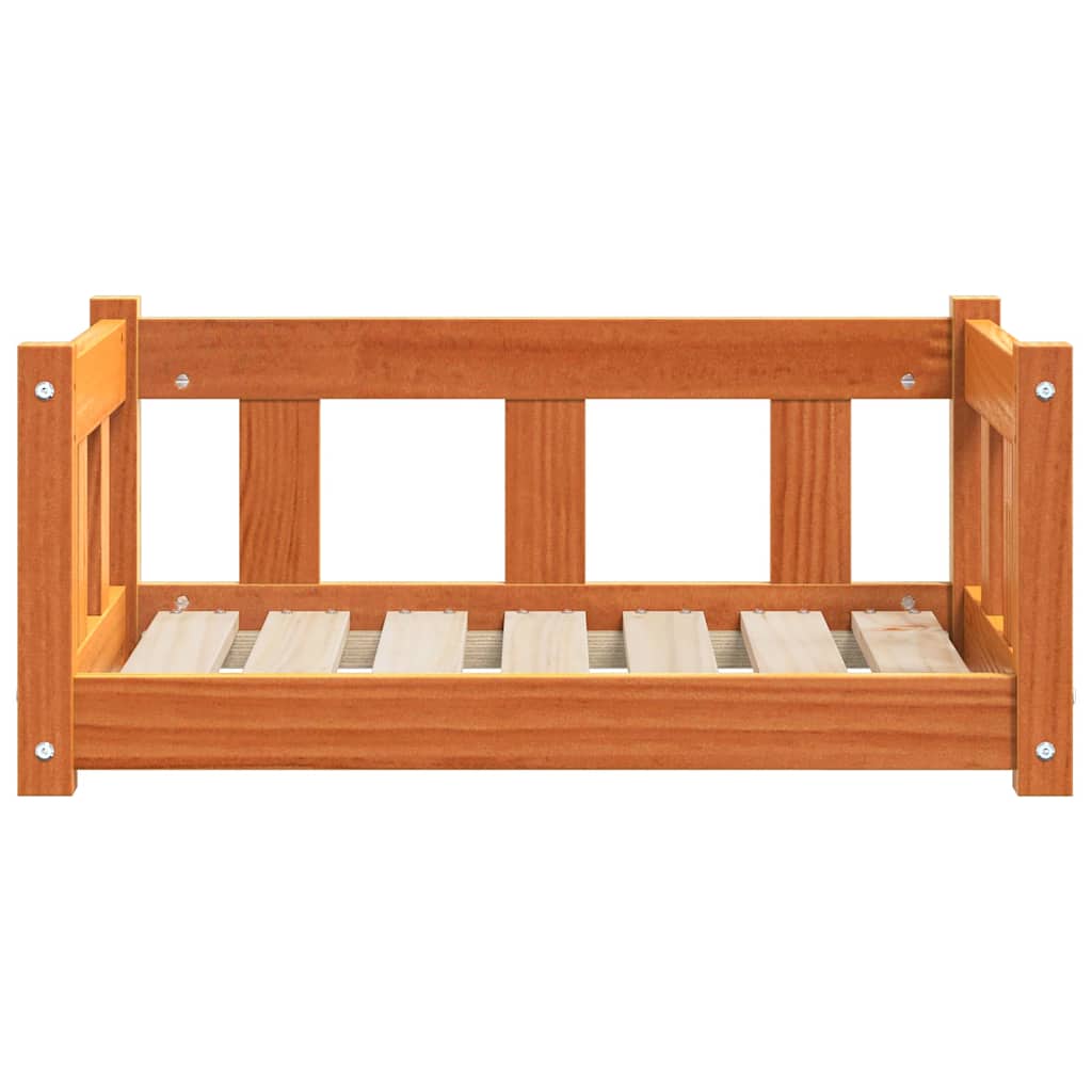 Hondenbed 65,5 X 50 X 28 Cm Massief Grenenhout