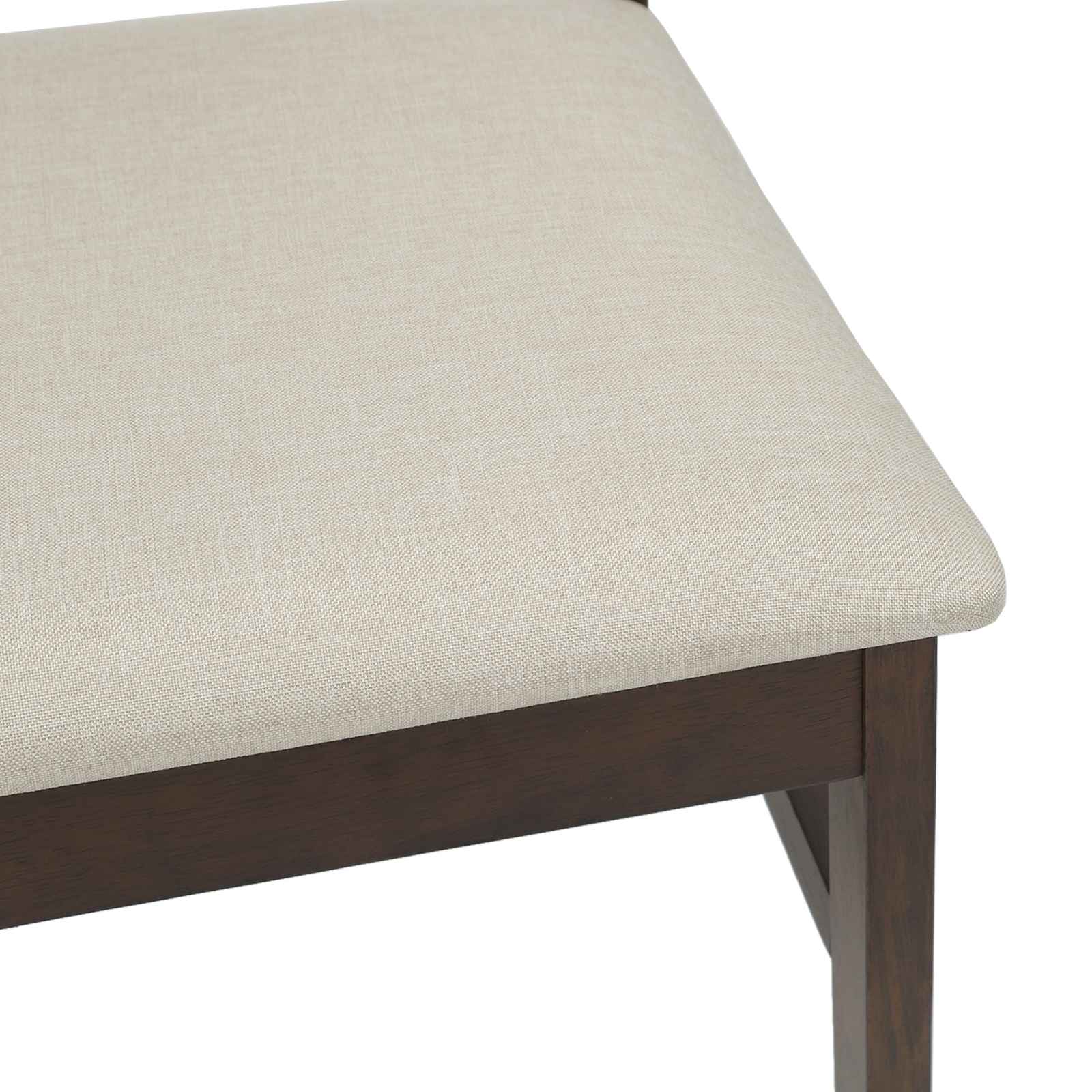 Eetkamerstoel 2 Pcs Massief Rubberhout