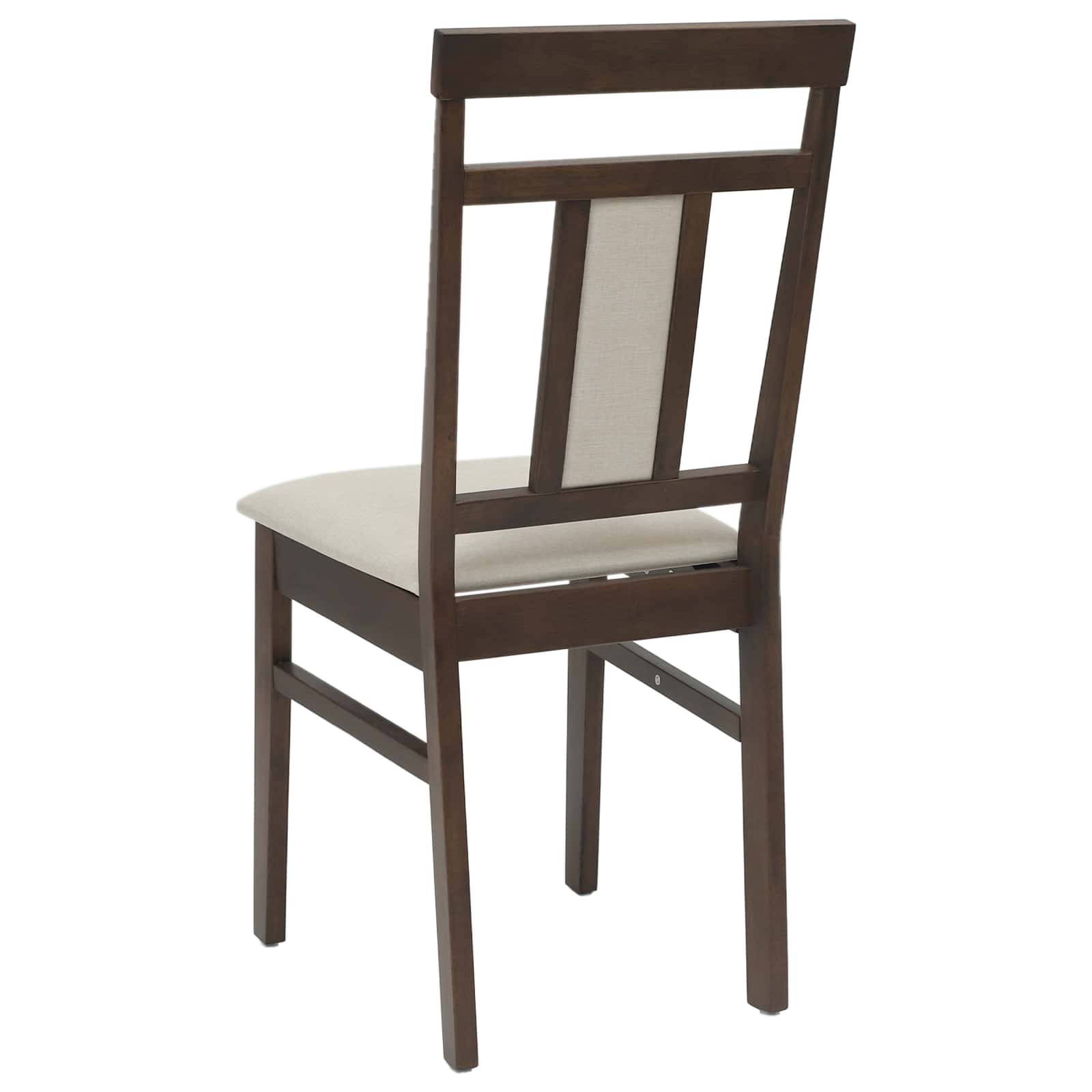Eetkamerstoel 2 Pcs Massief Rubberhout