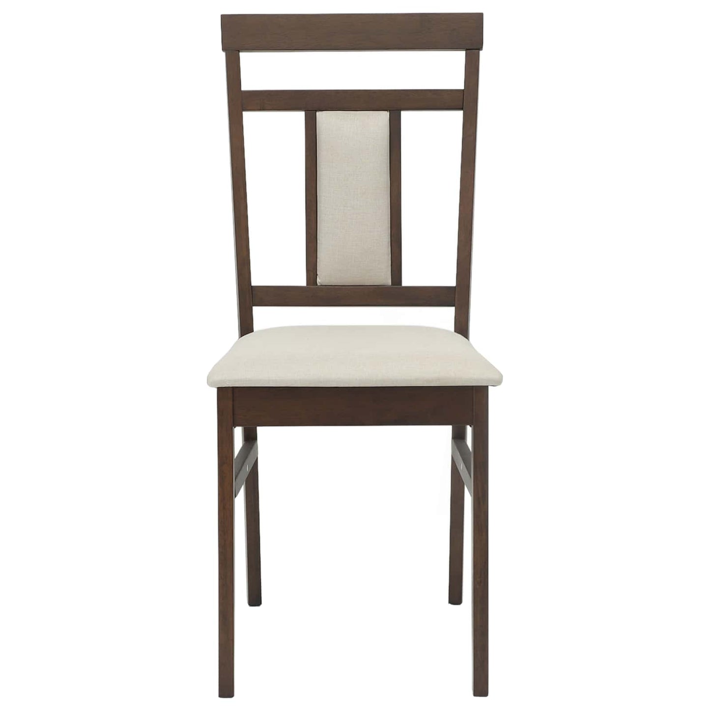 Eetkamerstoel 2 Pcs Massief Rubberhout