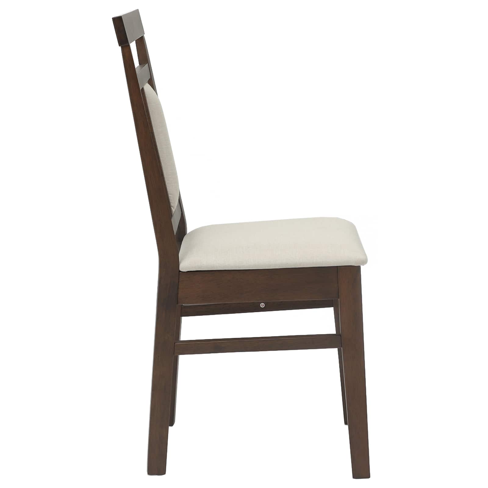 Eetkamerstoel 2 Pcs Massief Rubberhout