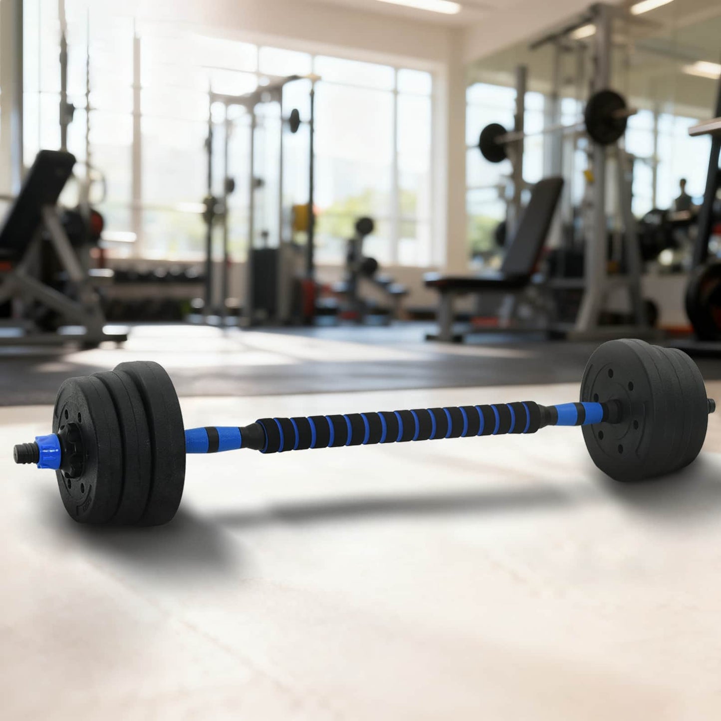 4-In-1 Halter-Barbell Kettlebell Set 20Kg 20Kg