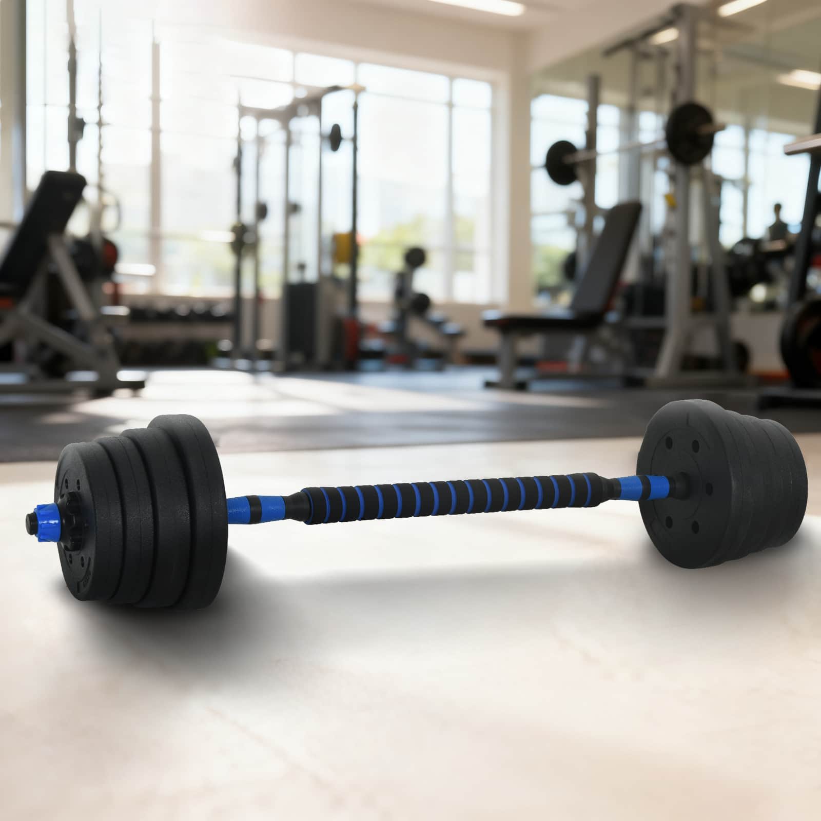 4-In-1 Halter-Barbell Kettlebell Set 20Kg 20Kg