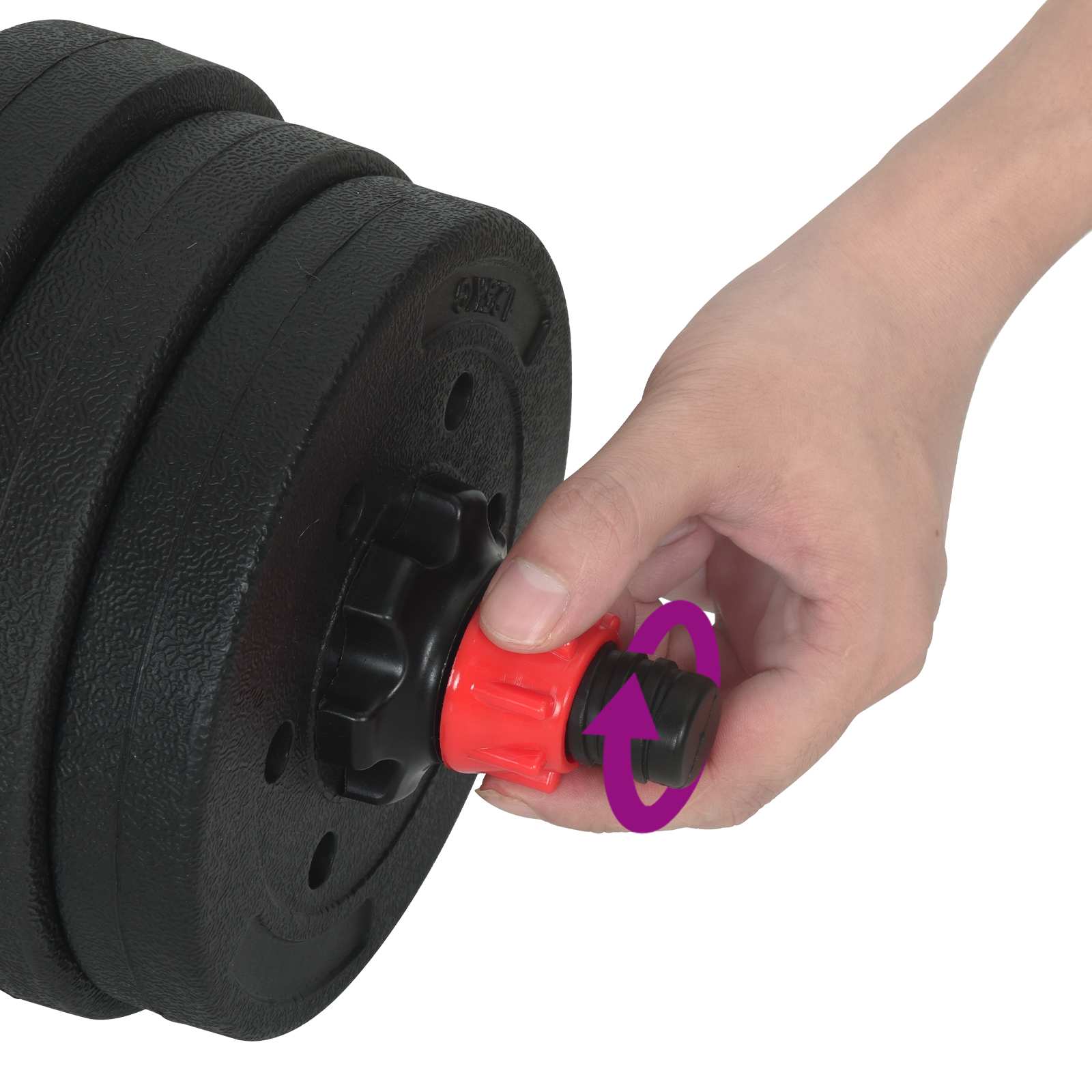 4-In-1 Halter-Barbell Kettlebell Set 20Kg 20Kg