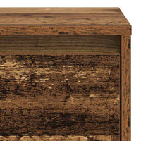 Nachtkastje Oudhout 45 X 34 X 44,5 Cm Bewerkt Hout