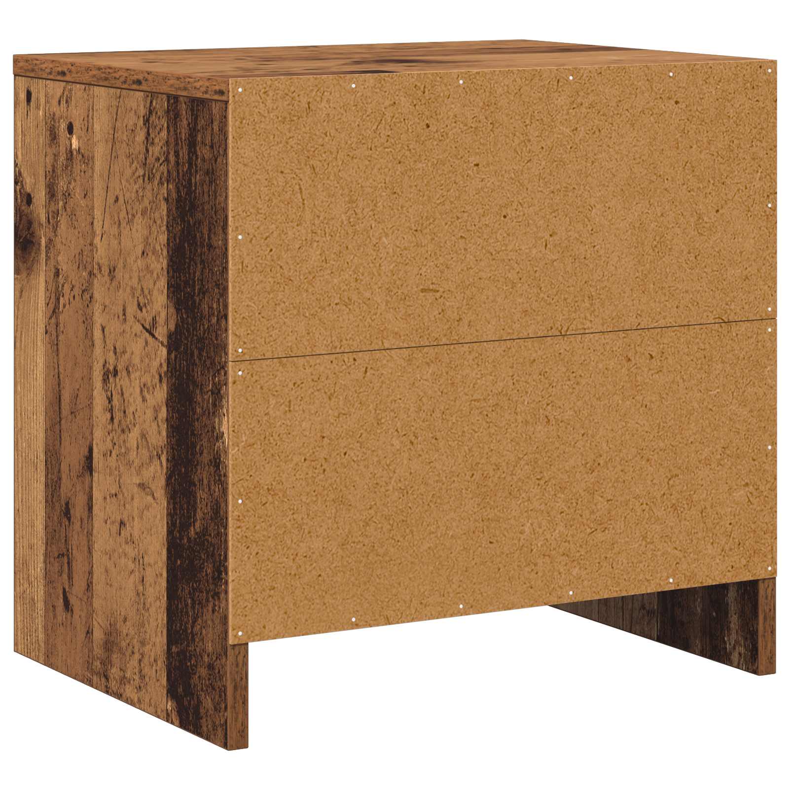 Nachtkastje Oudhout 45 X 34 X 44,5 Cm Bewerkt Hout