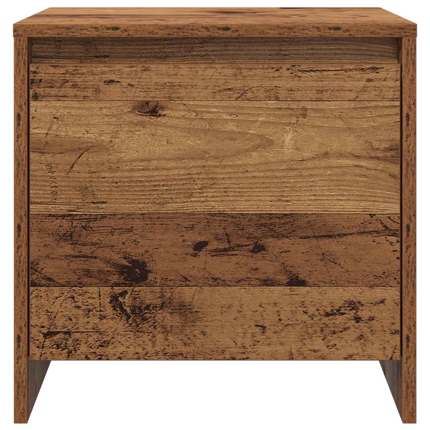 Nachtkastje Oudhout 45 X 34 X 44,5 Cm Bewerkt Hout