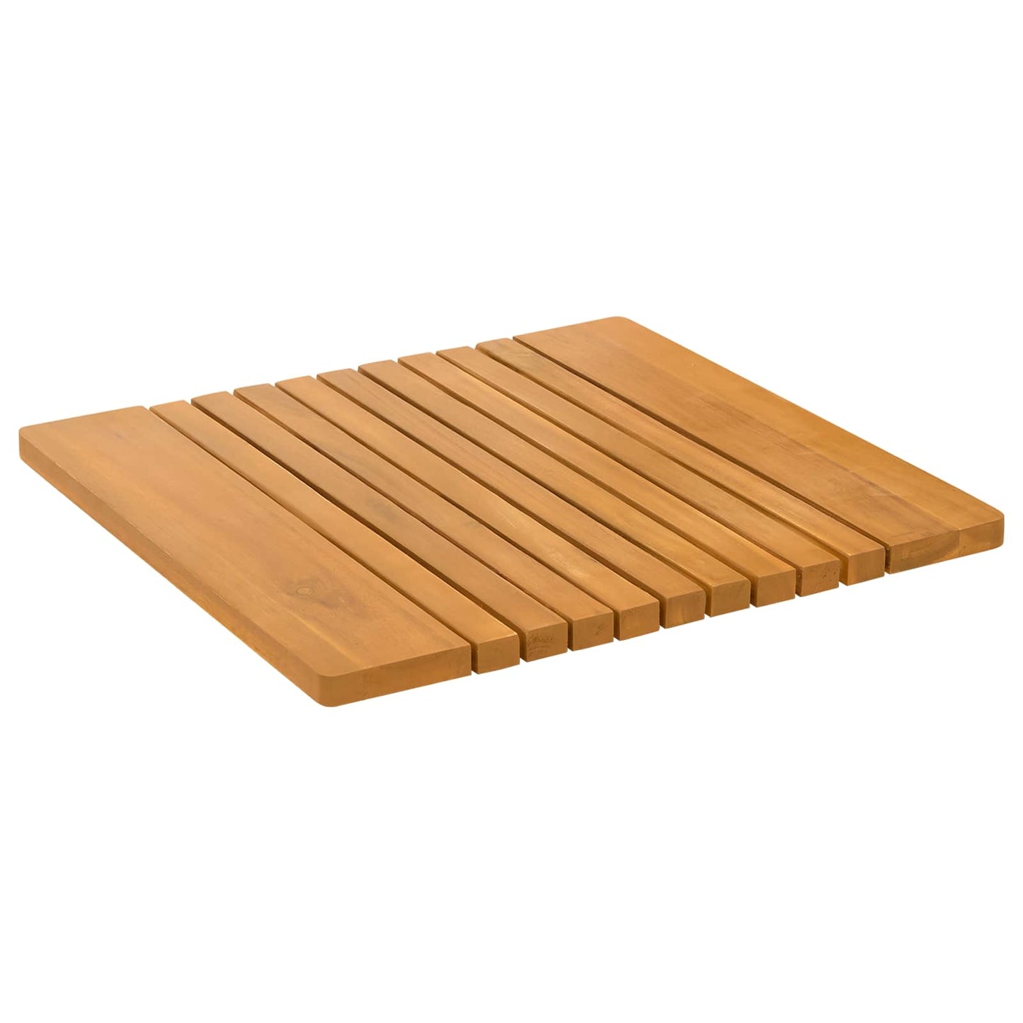Badmat Effen Bruin Hout