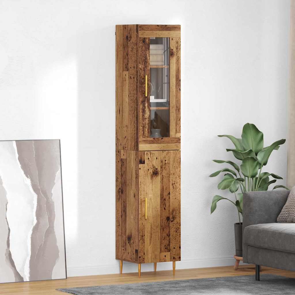 Hoge Kast 2 Pcs Glas