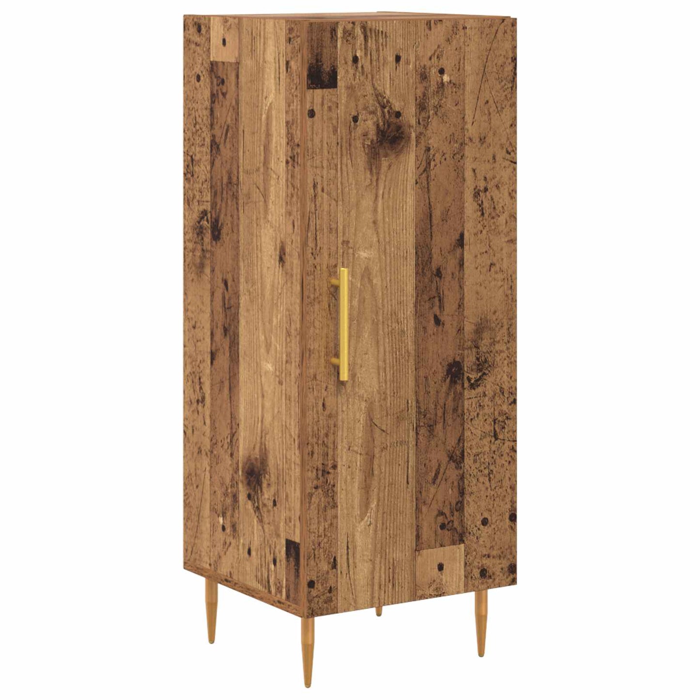 Hoge Kast 2 Pcs Bewerkt Hout