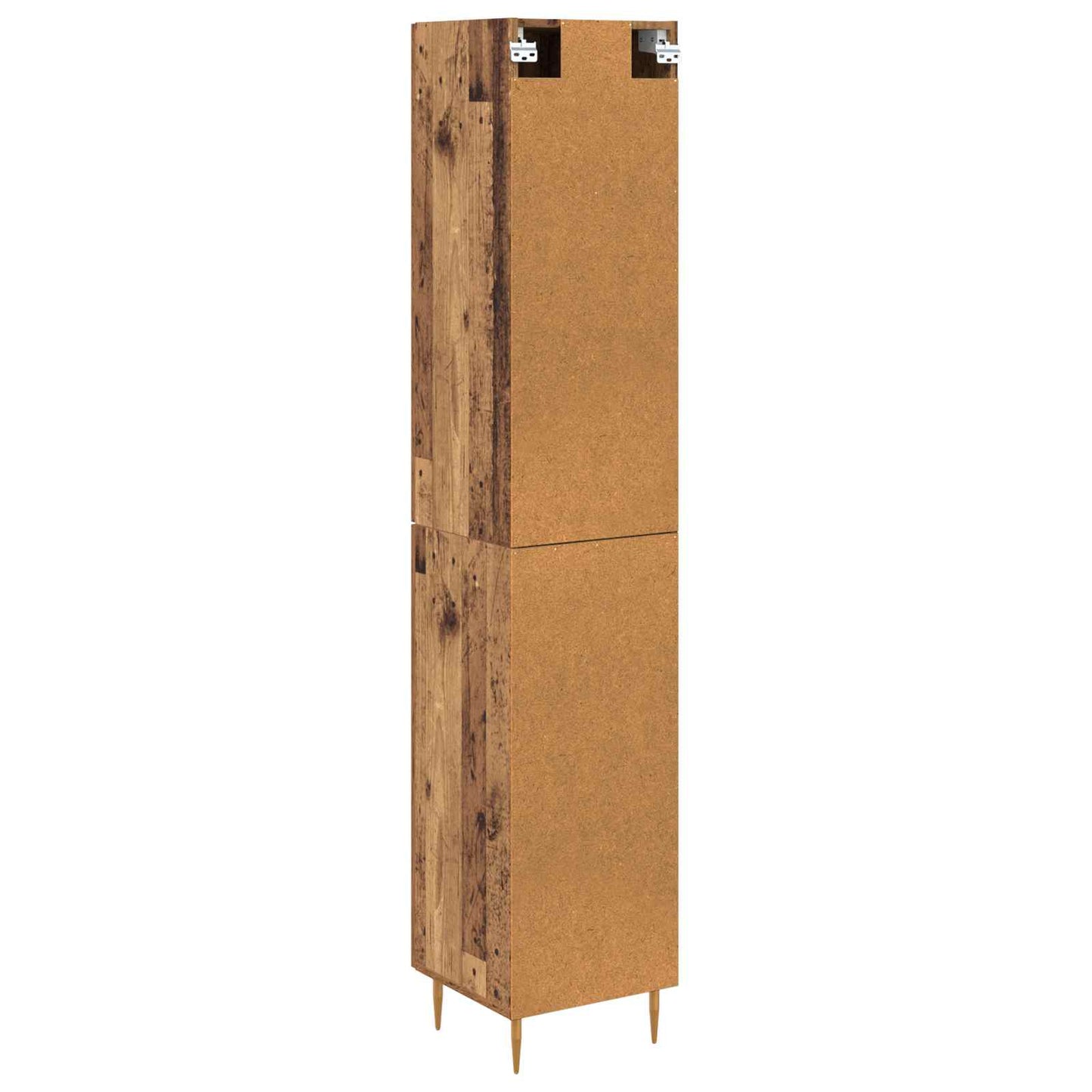 Hoge Kast 2 Pcs Bewerkt Hout