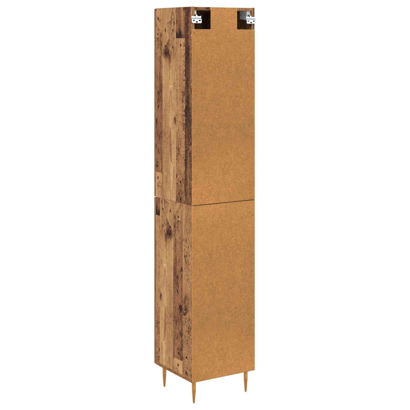Hoge Kast 2 Pcs Bewerkt Hout