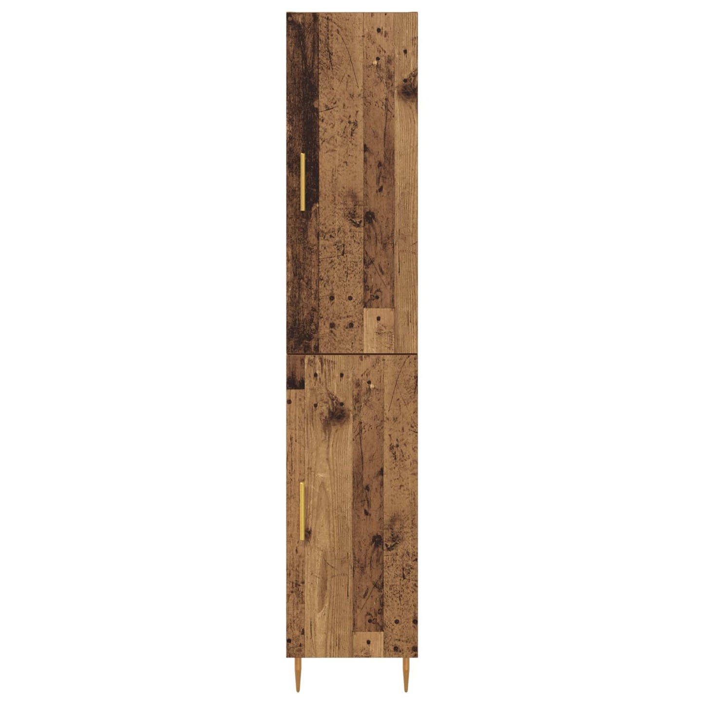 Hoge Kast 2 Pcs Bewerkt Hout