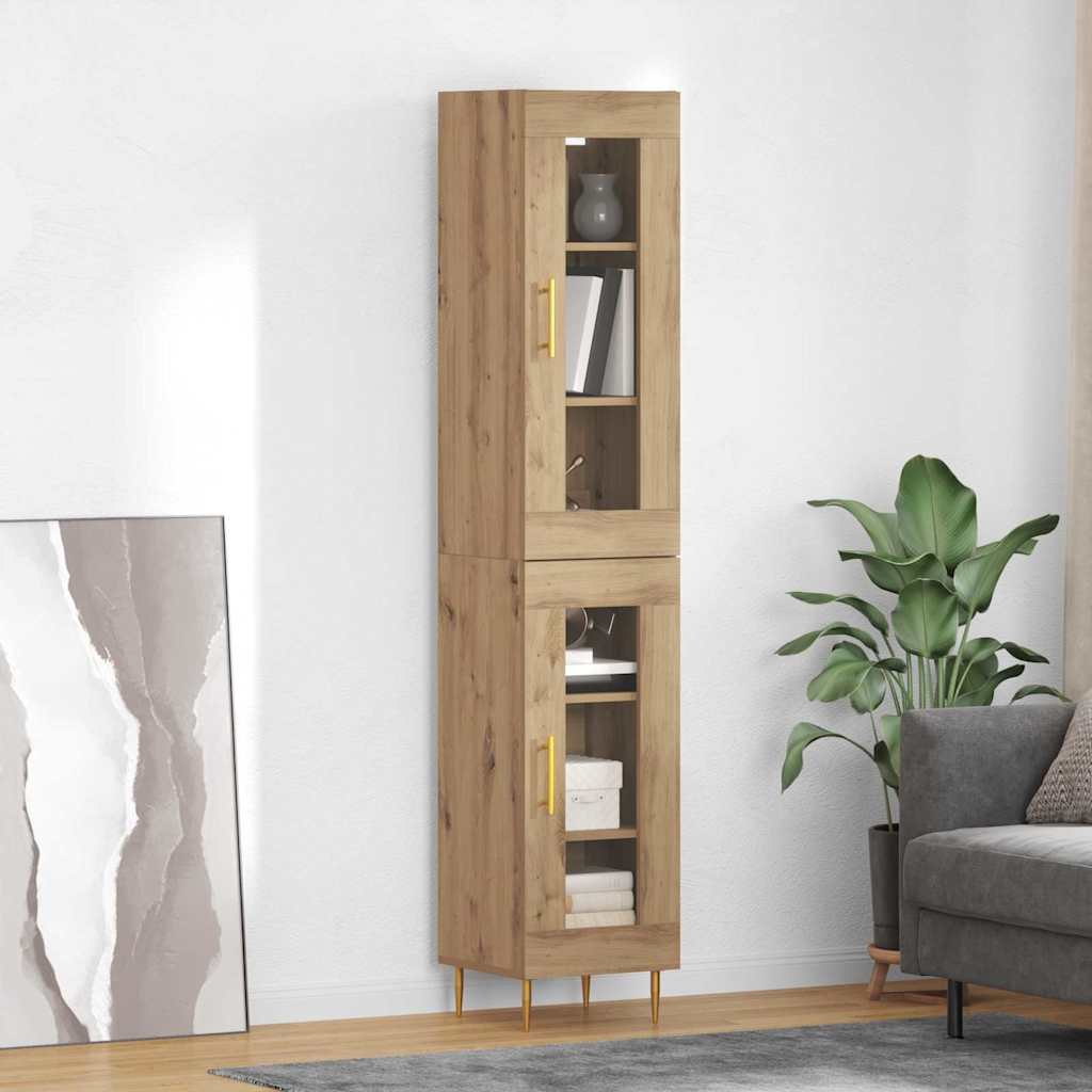Hoge Kast 2 Pcs Glas