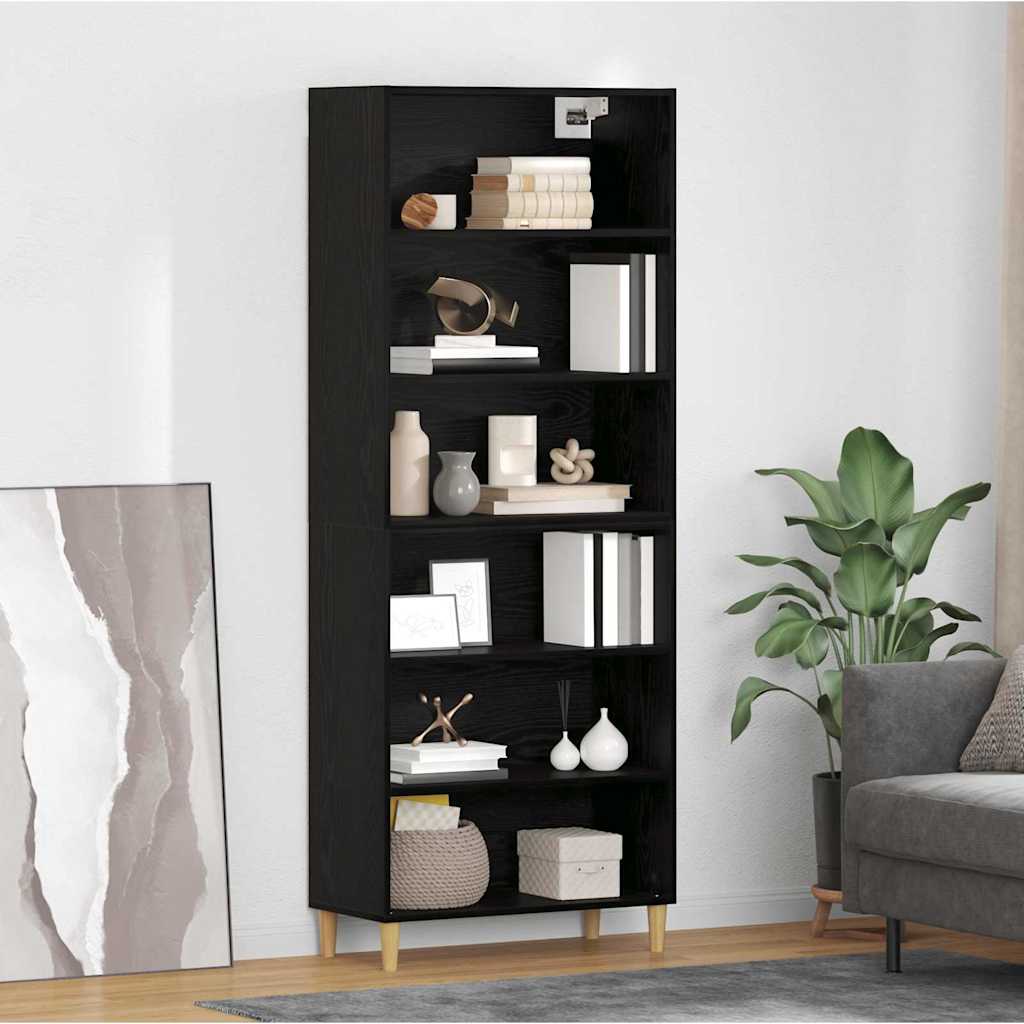 Hoge Kast 69,5 X 32,5 X 180 Cm Bewerkt Hout