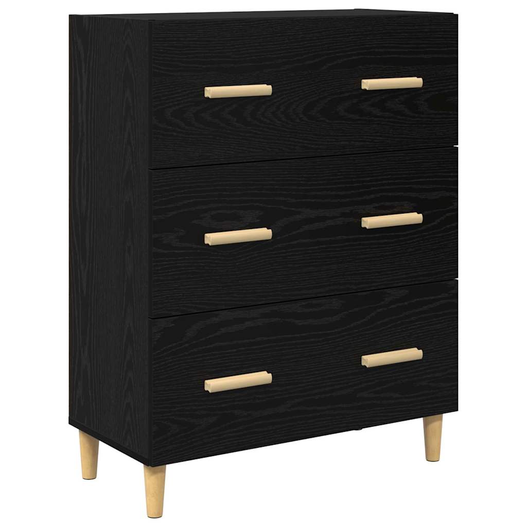 Hoge Kast 69,5 X 32,5 X 180 Cm Bewerkt Hout