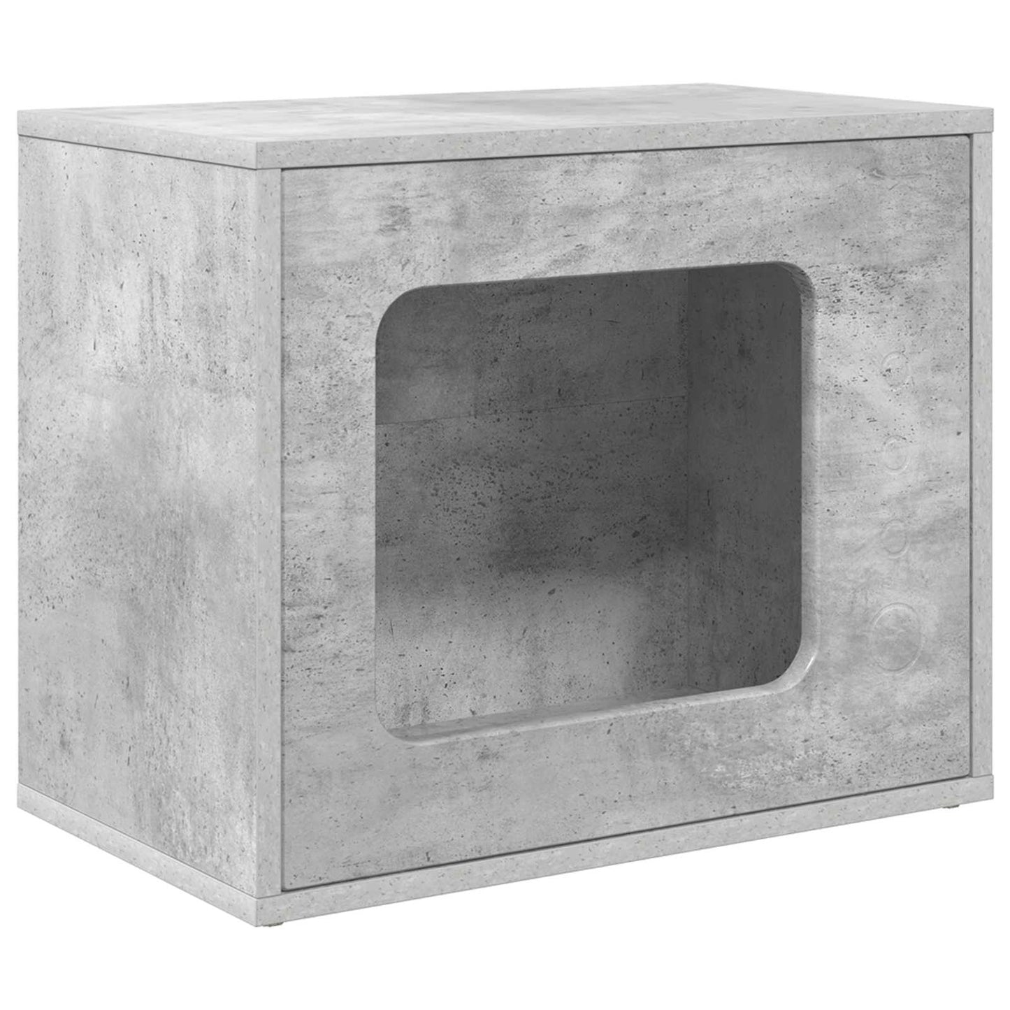 Kattenhuis Beton 51 X 30 X 42,5 Cm Bewerkt Hout