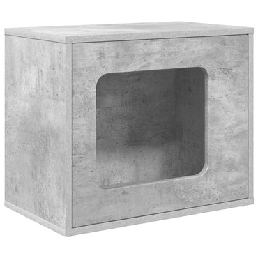 Kattenhuis Beton 51 X 30 X 42,5 Cm Bewerkt Hout