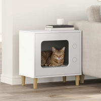 Kattenhuis Oudhout 51 X 30 X 52 Cm Bewerkt Hout