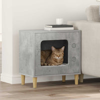 Kattenhuis Oudhout 51 X 30 X 52 Cm Bewerkt Hout