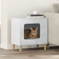 Kattenhuis Oudhout 51 X 30 X 52 Cm Bewerkt Hout