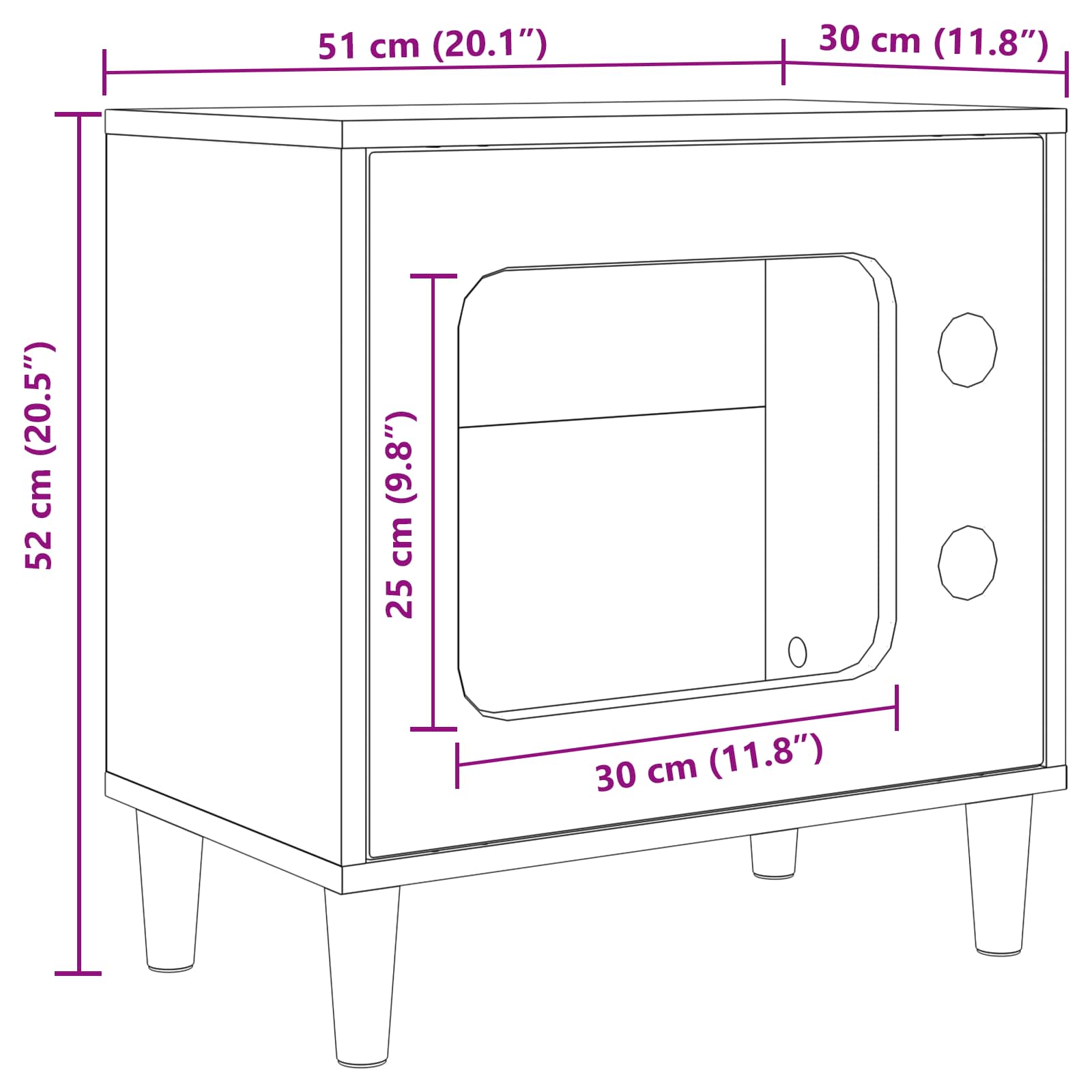 Kattenhuis Oudhout 51 X 30 X 52 Cm Bewerkt Hout