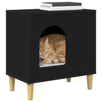 Kattenhuis 51 X 30 X 52 Cm Bewerkt Hout
