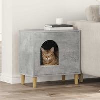 Kattenhuis 51 X 30 X 52 Cm Bewerkt Hout