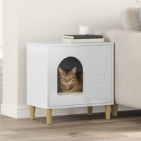 Kattenhuis 51 X 30 X 52 Cm Bewerkt Hout