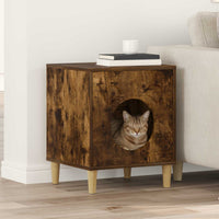 Kattenhuis 42,5 X 40 X 53 Cm Bewerkt Hout