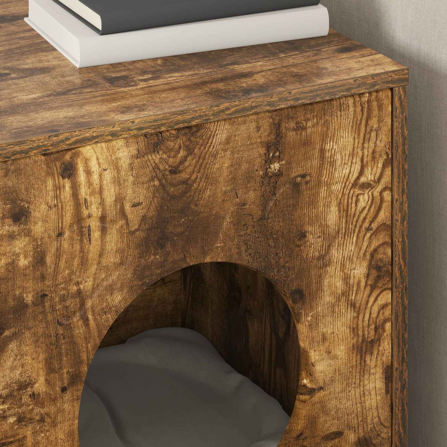 Kattenhuis 42,5 X 40 X 53 Cm Bewerkt Hout